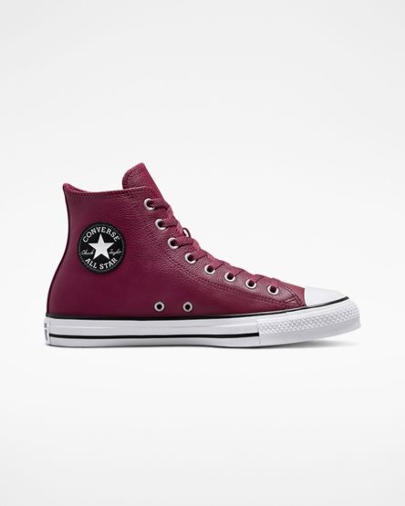 Tenisky Vysoke Converse Chuck Taylor All Star Kozene Panske Ruzove | SK F5RYM6